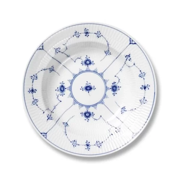 Suppenteller & -tassen Royal Copenhagen Musselmalet Gerippt Suppenteller 21cm Klein 110160 4 1
