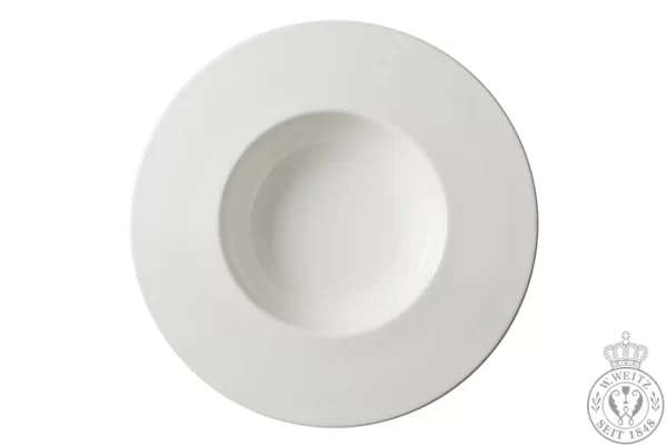 Suppenteller & -tassen Dibbern Bone China Weiß Pure Gourmetteller 26cm Breiter Rand 0,40ltr. 1