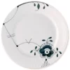 Royal Copenhagen Mega Schwarz Gerippt Speiseteller 27cm Dekor 6 254 6627 7