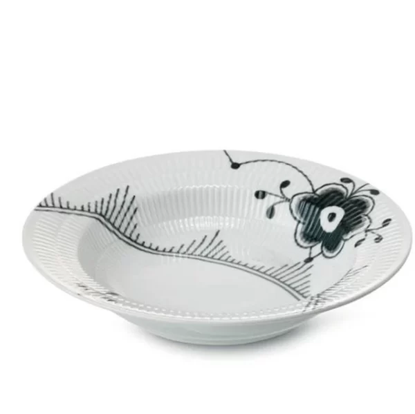 Suppenteller & -tassen Royal Copenhagen Mega Schwarz Gerippt Suppenteller 21cm 2541604 1