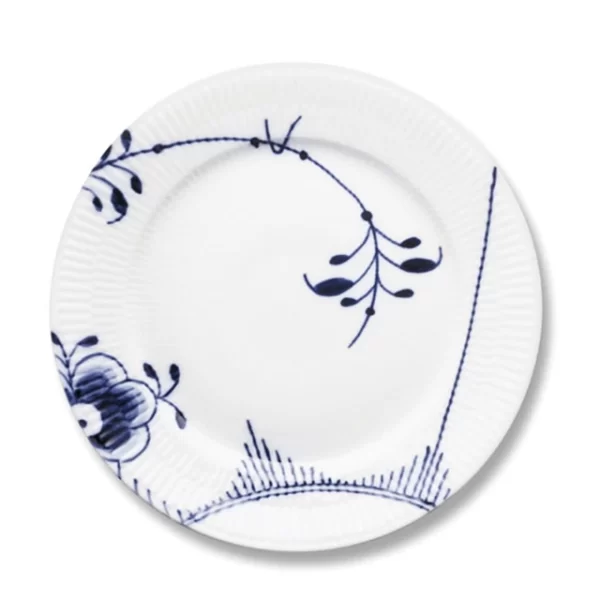 Royal Copenhagen Mega Blau Gerippt Speiseteller 27cm Dekor 2 2382627 1