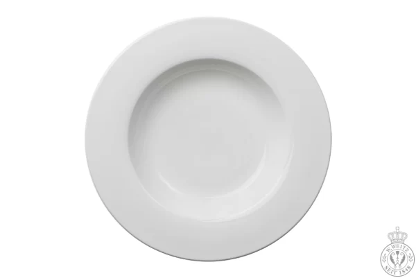 Suppenteller & -tassen WEITZ Bone China Weiß Suppenteller 23cm 1