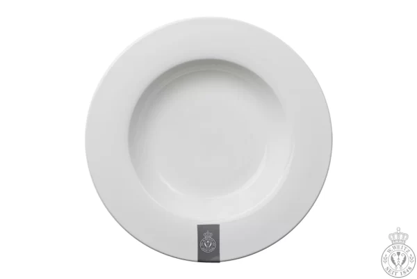 Suppenteller & -tassen WEITZ Bone China Weiß Suppenteller 23cm 4