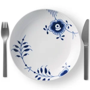 Royal Copenhagen Mega Blau Gerippt Speiseteller 25cm Coupe Modern 7