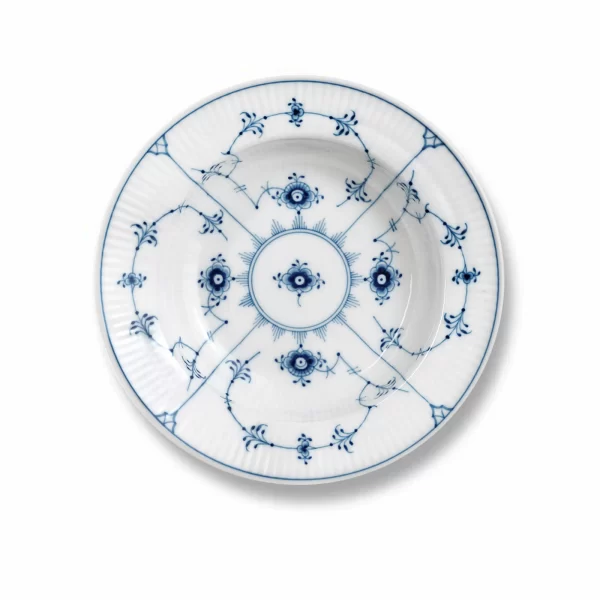 Suppenteller & -tassen Royal Copenhagen Musselmalet Gerippt Suppenteller 17cm 1061047 1