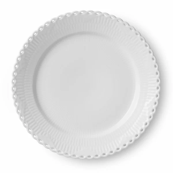 Royal Copenhagen Weiße Vollspitze Speiseteller 27cm Groß 1132627 1